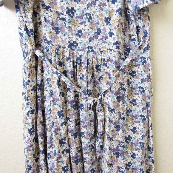 ZARA • Floral Flutter Sleeve Dress - Picture 6 of 7